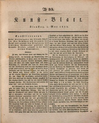 Morgenblatt für gebildete Stände. Kunst-Blatt (Morgenblatt für gebildete Stände) Dienstag 1. Mai 1832