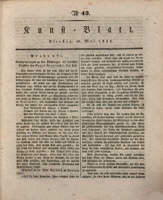 Morgenblatt für gebildete Stände. Kunst-Blatt (Morgenblatt für gebildete Stände) Dienstag 29. Mai 1832