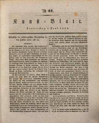 Morgenblatt für gebildete Stände. Kunst-Blatt (Morgenblatt für gebildete Stände) Donnerstag 7. Juni 1832