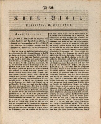 Morgenblatt für gebildete Stände. Kunst-Blatt (Morgenblatt für gebildete Stände) Donnerstag 28. Juni 1832