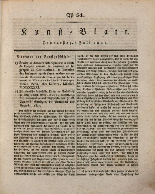 Morgenblatt für gebildete Stände. Kunst-Blatt (Morgenblatt für gebildete Stände) Donnerstag 5. Juli 1832