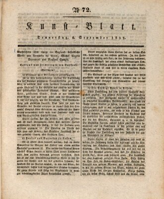 Morgenblatt für gebildete Stände. Kunst-Blatt (Morgenblatt für gebildete Stände) Donnerstag 6. September 1832