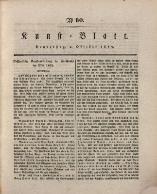 Morgenblatt für gebildete Stände. Kunst-Blatt (Morgenblatt für gebildete Stände) Donnerstag 4. Oktober 1832