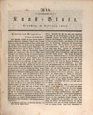 Morgenblatt für gebildete Stände. Kunst-Blatt (Morgenblatt für gebildete Stände) Dienstag 19. Februar 1833