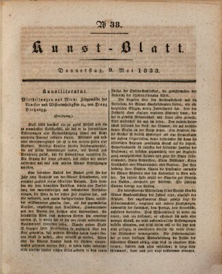 Morgenblatt für gebildete Stände. Kunst-Blatt (Morgenblatt für gebildete Stände) Donnerstag 9. Mai 1833
