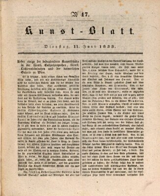 Morgenblatt für gebildete Stände. Kunst-Blatt (Morgenblatt für gebildete Stände) Dienstag 11. Juni 1833