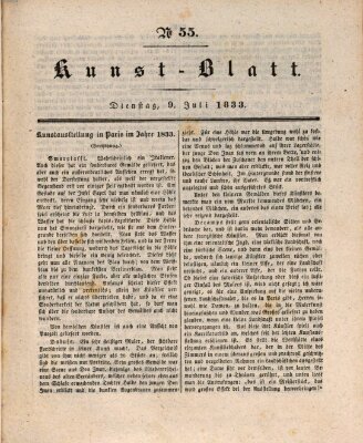 Morgenblatt für gebildete Stände. Kunst-Blatt (Morgenblatt für gebildete Stände) Dienstag 9. Juli 1833