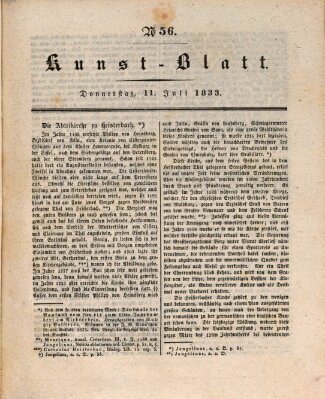 Morgenblatt für gebildete Stände. Kunst-Blatt (Morgenblatt für gebildete Stände) Donnerstag 11. Juli 1833