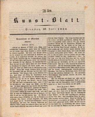 Morgenblatt für gebildete Stände. Kunst-Blatt (Morgenblatt für gebildete Stände) Dienstag 23. Juli 1833