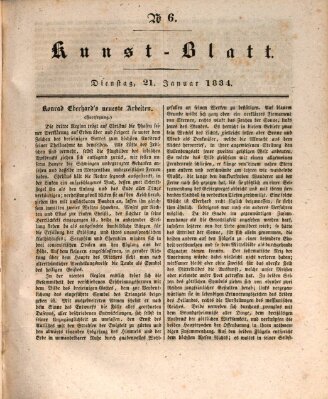 Morgenblatt für gebildete Stände. Kunst-Blatt (Morgenblatt für gebildete Stände) Dienstag 21. Januar 1834