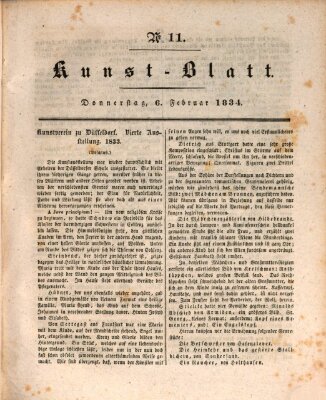 Morgenblatt für gebildete Stände. Kunst-Blatt (Morgenblatt für gebildete Stände) Donnerstag 6. Februar 1834