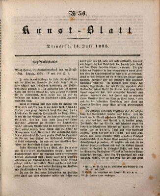 Morgenblatt für gebildete Stände. Kunst-Blatt (Morgenblatt für gebildete Stände) Dienstag 14. Juli 1835