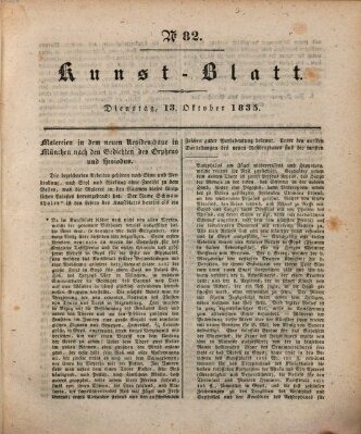 Morgenblatt für gebildete Stände. Kunst-Blatt (Morgenblatt für gebildete Stände) Dienstag 13. Oktober 1835