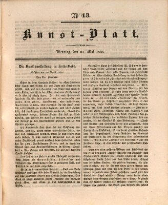 Morgenblatt für gebildete Stände. Kunst-Blatt (Morgenblatt für gebildete Stände) Dienstag 31. Mai 1836