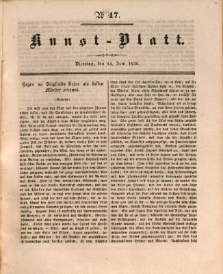 Morgenblatt für gebildete Stände. Kunst-Blatt (Morgenblatt für gebildete Stände) Dienstag 14. Juni 1836