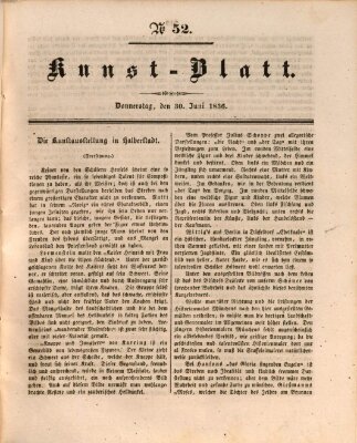 Morgenblatt für gebildete Stände. Kunst-Blatt (Morgenblatt für gebildete Stände) Donnerstag 30. Juni 1836