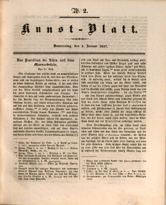 Morgenblatt für gebildete Stände. Kunst-Blatt (Morgenblatt für gebildete Stände) Donnerstag 5. Januar 1837