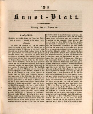 Morgenblatt für gebildete Stände. Kunst-Blatt (Morgenblatt für gebildete Stände) Dienstag 31. Januar 1837