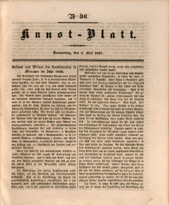 Morgenblatt für gebildete Stände. Kunst-Blatt (Morgenblatt für gebildete Stände) Donnerstag 4. Mai 1837