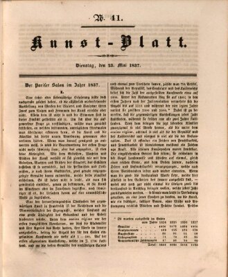 Morgenblatt für gebildete Stände. Kunst-Blatt (Morgenblatt für gebildete Stände) Dienstag 23. Mai 1837