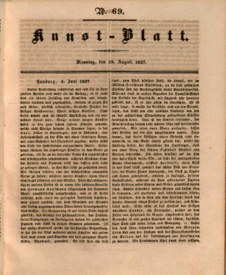 Morgenblatt für gebildete Leser. Kunstblatt (Morgenblatt für gebildete Stände) Dienstag 29. August 1837