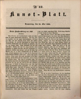Morgenblatt für gebildete Leser. Kunstblatt (Morgenblatt für gebildete Stände) Donnerstag 24. Mai 1838