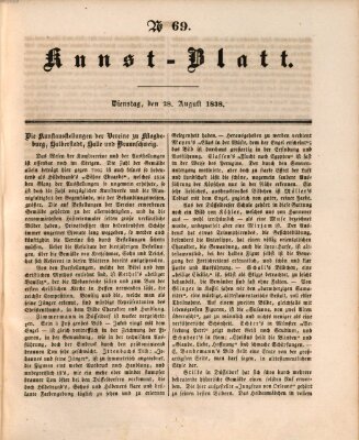 Morgenblatt für gebildete Leser. Kunstblatt (Morgenblatt für gebildete Stände) Dienstag 28. August 1838