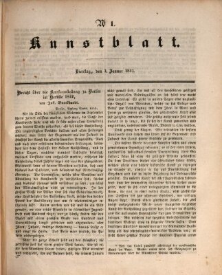 Morgenblatt für gebildete Leser. Kunstblatt (Morgenblatt für gebildete Stände) Dienstag 3. Januar 1843