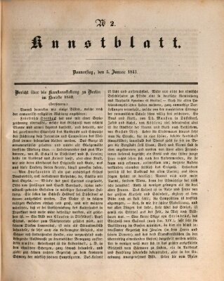 Morgenblatt für gebildete Leser. Kunstblatt (Morgenblatt für gebildete Stände) Donnerstag 5. Januar 1843