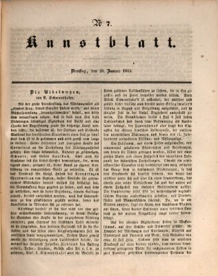 Morgenblatt für gebildete Leser. Kunstblatt (Morgenblatt für gebildete Stände) Dienstag 24. Januar 1843