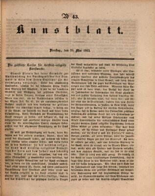 Morgenblatt für gebildete Leser. Kunstblatt (Morgenblatt für gebildete Stände) Dienstag 30. Mai 1843