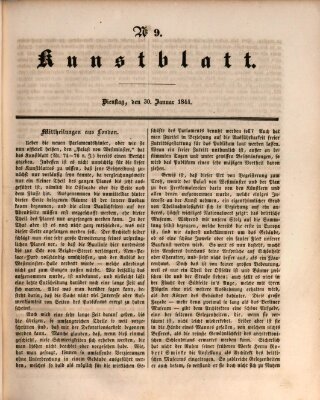 Morgenblatt für gebildete Leser. Kunstblatt (Morgenblatt für gebildete Stände) Dienstag 30. Januar 1844