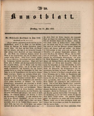 Morgenblatt für gebildete Leser. Kunstblatt (Morgenblatt für gebildete Stände) Dienstag 14. Mai 1844