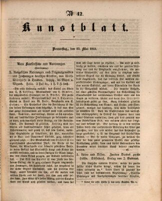 Morgenblatt für gebildete Leser. Kunstblatt (Morgenblatt für gebildete Stände) Donnerstag 23. Mai 1844