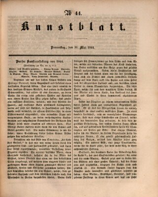 Morgenblatt für gebildete Leser. Kunstblatt (Morgenblatt für gebildete Stände) Donnerstag 30. Mai 1844