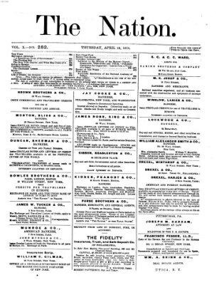 The nation Donnerstag 28. April 1870