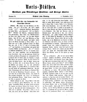 Norisblüthen (Nürnberger Abendzeitung) Sonntag 5. September 1858