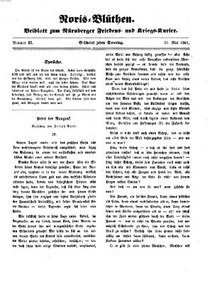 Norisblüthen (Nürnberger Abendzeitung) Sonntag 26. Mai 1861