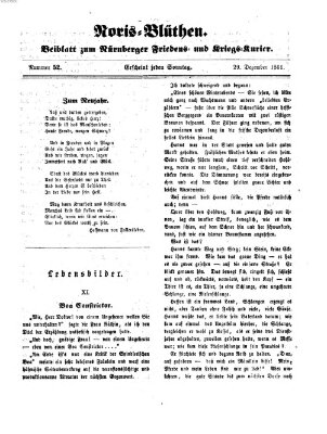 Norisblüthen (Nürnberger Abendzeitung) Sonntag 29. Dezember 1861