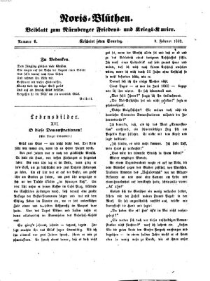 Norisblüthen (Nürnberger Abendzeitung) Sonntag 9. Februar 1862