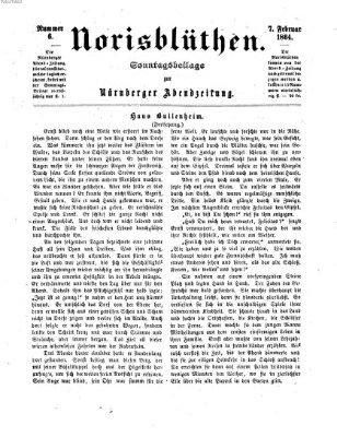 Norisblüthen (Nürnberger Abendzeitung) Sonntag 7. Februar 1864