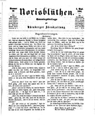 Norisblüthen (Nürnberger Abendzeitung) Sonntag 4. September 1864