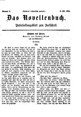 Das Novellenbuch (Der Fortschritt auf allen Gebieten des öffentlichen Lebens) Sonntag 9. Oktober 1864