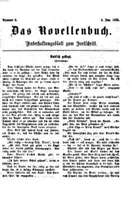 Das Novellenbuch (Der Fortschritt auf allen Gebieten des öffentlichen Lebens) Mittwoch 4. Januar 1865