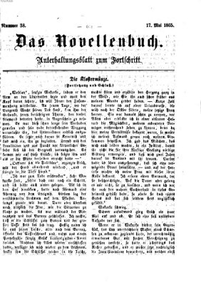 Das Novellenbuch (Der Fortschritt auf allen Gebieten des öffentlichen Lebens) Mittwoch 17. Mai 1865