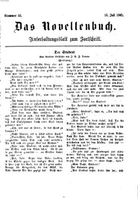 Das Novellenbuch (Der Fortschritt auf allen Gebieten des öffentlichen Lebens) Sonntag 16. Juli 1865