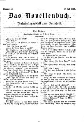 Das Novellenbuch (Der Fortschritt auf allen Gebieten des öffentlichen Lebens) Mittwoch 19. Juli 1865