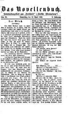 Das Novellenbuch (Der Fortschritt auf allen Gebieten des öffentlichen Lebens) Donnerstag 12. April 1866