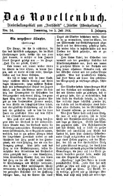 Das Novellenbuch (Der Fortschritt auf allen Gebieten des öffentlichen Lebens) Donnerstag 5. Juli 1866