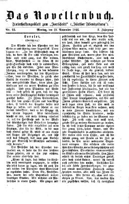 Das Novellenbuch (Der Fortschritt auf allen Gebieten des öffentlichen Lebens) Montag 19. November 1866